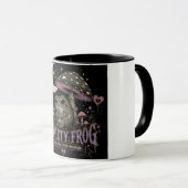 Mug Grenouille d'anxiété Réflexion excessive Design Cl (Devant droit)