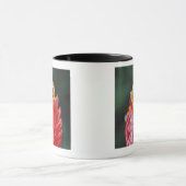 Mug Grenouille d'arbre aux yeux rouges sur la feuille (Centre)