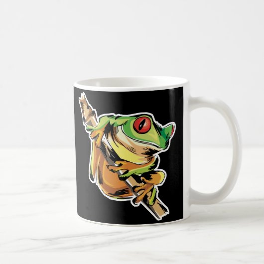 Mug grenouille d'arbre sur branche (Droite)