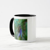Mug Grenouille d'arbre verte sur l'iris (Devant gauche)