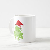Mug Grenouille de Noël (Devant gauche)