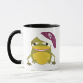 Mug Grenouille de Noël drôle avec citation (Gauche)