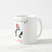 Mug Grenouille de Noël fantaisiste (Devant droit)