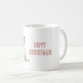 Mug Grenouille de Noël heureuse (Devant droit)