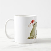Mug Grenouille de Noël heureuse (Gauche)