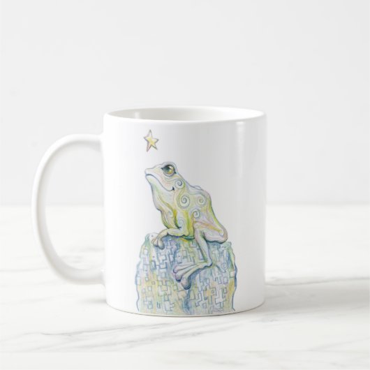 Mug Grenouille d'observation des étoiles (Gauche)