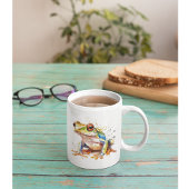 Mug Grenouille d'or azur