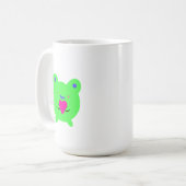 Mug Grenouille douce au coeur (Devant gauche)