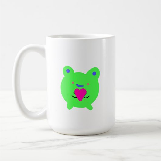 Mug Grenouille douce au coeur (Gauche)