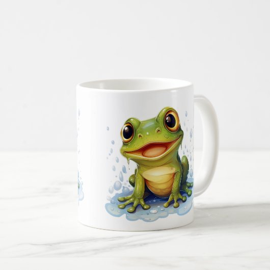 Mug Grenouille drôle (Devant droit)