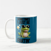 Mug Grenouille Drôle - Parfois Je Fais Juste Des Pets (Gauche)