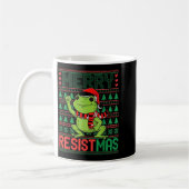 Mug Grenouille Drôle Rétro Joyeux Resistmas Litique Ug (Gauche)
