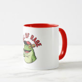 Mug Grenouille en colère mignonne (Devant droit)