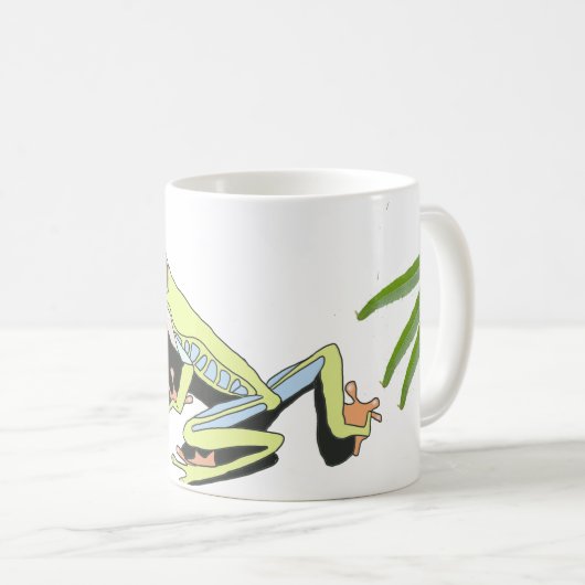 Mug Grenouille Escalade (Devant droit)