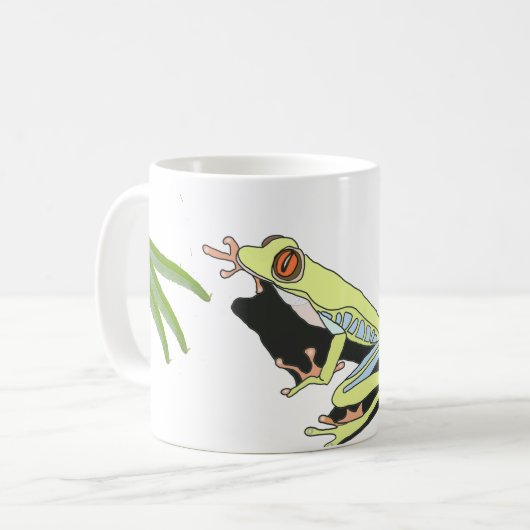 Mug Grenouille Escalade (Devant gauche)