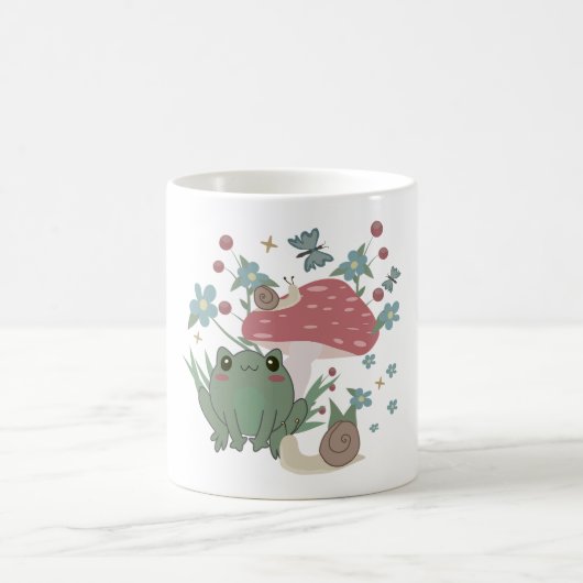 Mug Grenouille et escargot mignons (Centre)