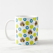 Mug Grenouille et motif sans couture de Nenuphar (Gauche)