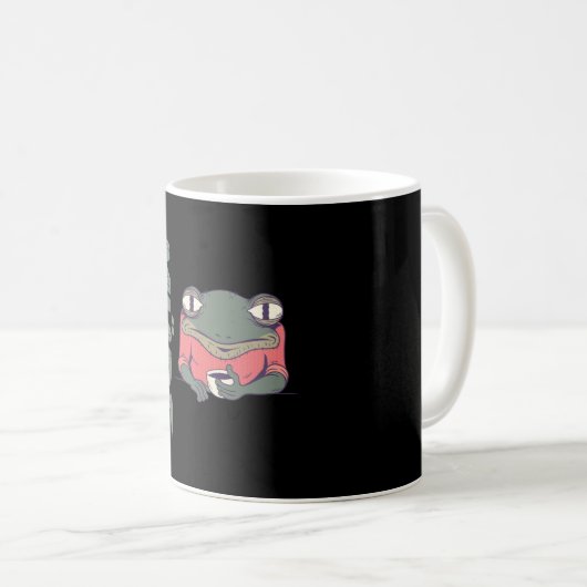 Mug Grenouille fatiguée (Devant droit)