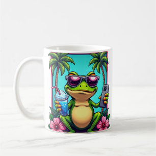 Mug Grenouille grincheuse aléatoire Y2K Slushie Téléph