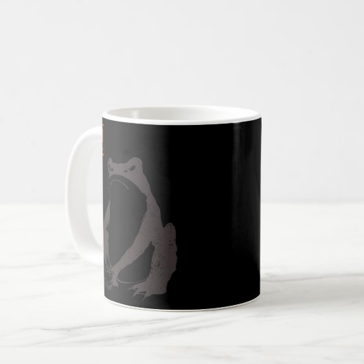 Mug Grenouille Grumpy Japonaise Non Impressionnée Par (Devant gauche)