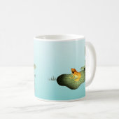 Mug Grenouille jaune sur feuille de lotus (Devant droit)