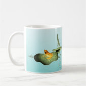 Mug Grenouille jaune sur feuille de lotus (Gauche)