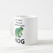 Mug Grenouille Je Prends Juste Une Grenouille À Leap (Devant gauche)