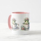 Mug Grenouille lunaire en Teacup Floral (Devant gauche)
