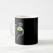 Mug Grenouille malhonnête Mème de grenouille drôle Se (Devant gauche)