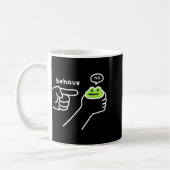 Mug Grenouille malhonnête Mème de grenouille drôle Se (Gauche)