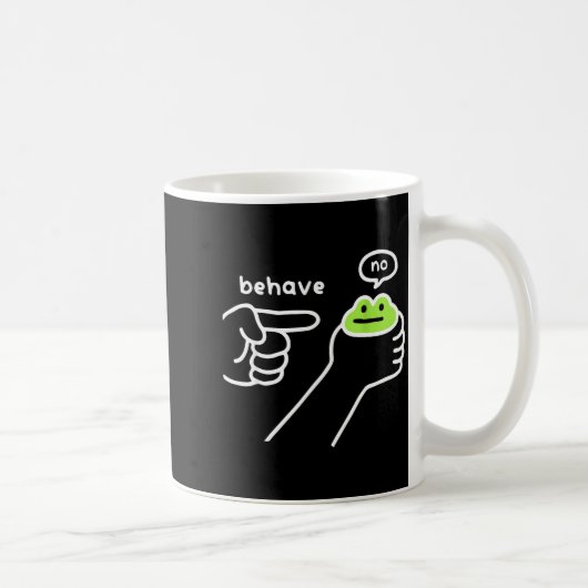 Mug Grenouille malhonnête Mème de grenouille drôle Se (Droite)