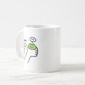 Mug Grenouille malhonnête Mème de grenouille drôle Se (Devant gauche)