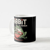 Mug Grenouille manger Ramen drôle Ribbit Ramen (Devant gauche)