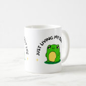 mug grenouille mignon – Cadeau de mug esthétique m (Devant droit)