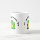 mug grenouille mignon – Cadeau de mug esthétique m (Centre)