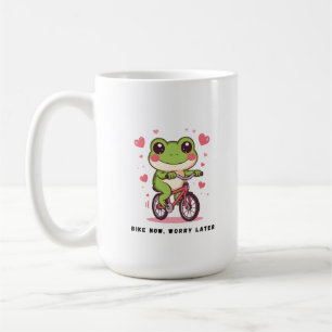 Mug Grenouille Mignonne à Vélo Cadeau Drôle pour les