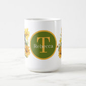 Mug grenouille mignonne ajouter monogramme (Centre)