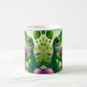 Mug Grenouille mignonne avec des fleurs (Centre)