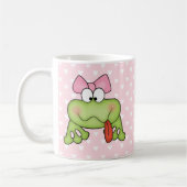 Mug Grenouille mignonne de fille de Toadally (Gauche)