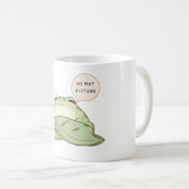 Mug Grenouille mignonne Ne Pas Déranger Design Endormi (Devant droit)