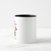 Mug Grenouille mignonne ou tourte de crapaud sur fleur (Centre)