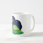 Mug Grenouille mignonne regardant les étoiles Design d (Devant droit)