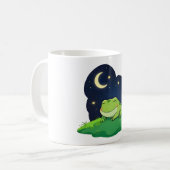 Mug Grenouille mignonne regardant les étoiles Design d (Devant gauche)