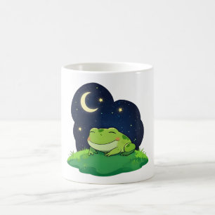 Mug Grenouille mignonne regardant les étoiles Design d