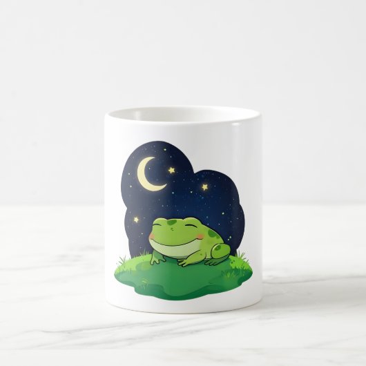 Mug Grenouille mignonne regardant les étoiles Design d (Centre)