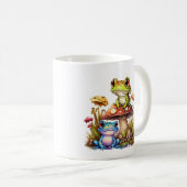 Mug Grenouille mignonne sur les tabourets Café Thé (Devant droit)