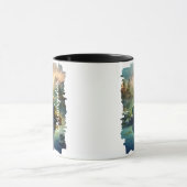 Mug Grenouille par réflexion de lac de montagne (Centre)
