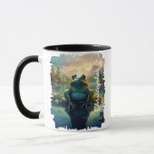 Mug Grenouille par réflexion de lac de montagne (Gauche)