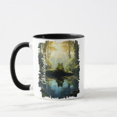 Mug Grenouille par réflexion de ruisseau forestier (Gauche)