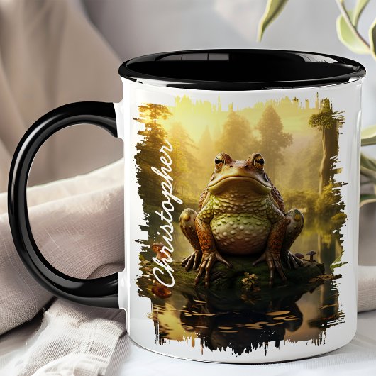 Mug Grenouille par réflexion Morning Pond